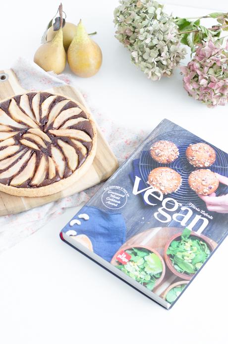 Tarte poire choco amande Vegan + Concours