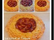 Tarte pommes prunes amandes