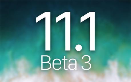 iOS 11.1 bêta 3 est disponible pour les développeurs iOS 11.1 Beta 3 - iOS 11.1 bêta 3 est disponible pour les développeurs