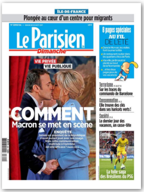 C'est Macron qui se met en scène | Le Parisien C'est Macron qui se met en scène | Le Parisien