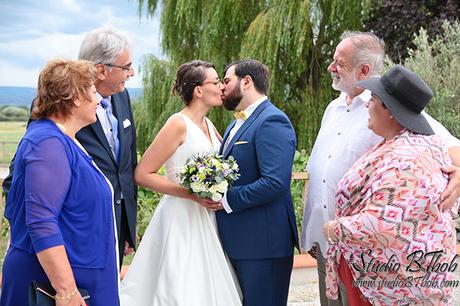 Photo de groupe mariage originale