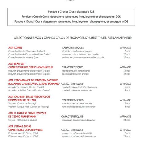 Les Grands Crus de Fondues ®: le restaurant du M de Megève