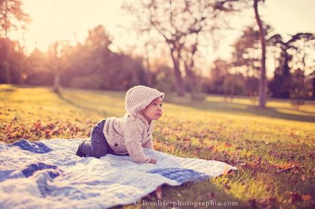 photographe bébé en extérieur