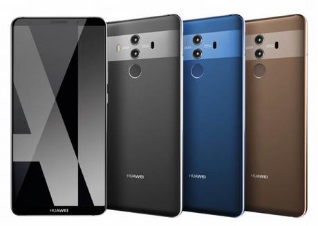 Huawei présente ses nouveaux smartphones Mate 10 et le Mate 10 Pro
