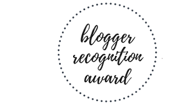 The blogger recognition award
