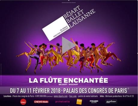 La flûte enchantée, le Béjart Ballet Lausanne bientôt à Paris La flûte enchantée, le Béjart Ballet Lausanne bientôt à Paris