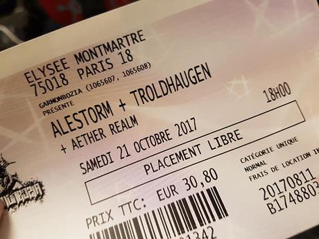 Alestorm à l’abordage de l’Elysée Montmartre