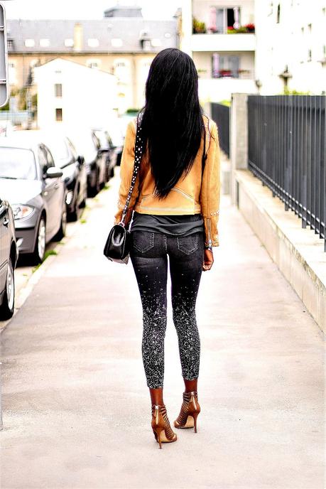 idee-look-automne-perfecto-daim-clous-zara-jeans-skinny-taches-de-peinture
