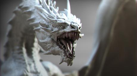 keita okada, Digital sculptor – Dragon