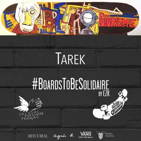 Boards To Be Solidaire / Vente aux enchères de skates