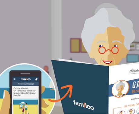 Famileo, l'App sur iPhone qui transforme vos messages et photos en courrier papier