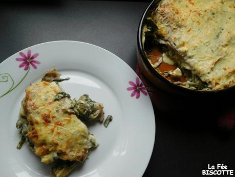 Lasagne Épinard Tofu et sarrasin