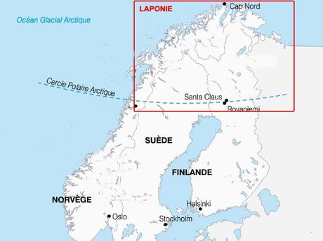 Le pays du père noël , la Laponie