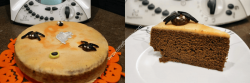 gâteau d'halloween chocolat orange