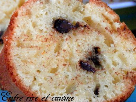Couronne à la crème fraîche et pépites de chocolat Trop trop bon !