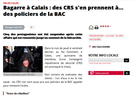 Des #violencespolicieres à #Calais ? « Circulez, ya rien à voir ! » (ben tiens, mon #Collomb…).