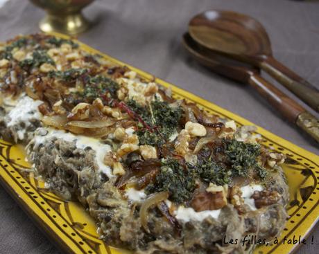 Halim bademjan – Purée d’aubergines et d’agneau (Iran)