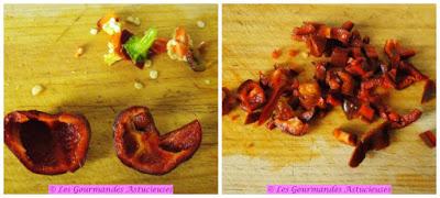 Poivron et tomates farcis à la carotte (Vegan)