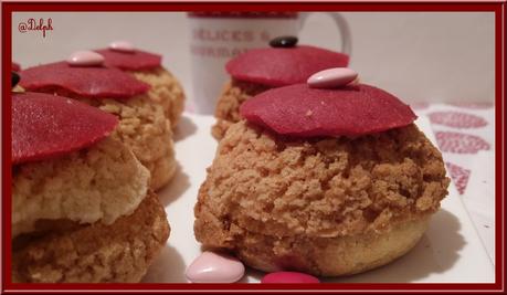 Choux à la crème vanillée ou à la rose Choux à la crème vanillée ou à la rose