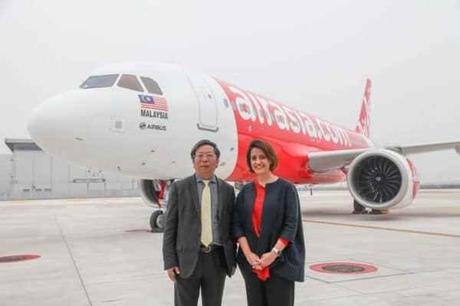 Premier A320neo assemblé à Tianjin et livré à AirAsia Premier A320neo assemblé à Tianjin et livré à AirAsia