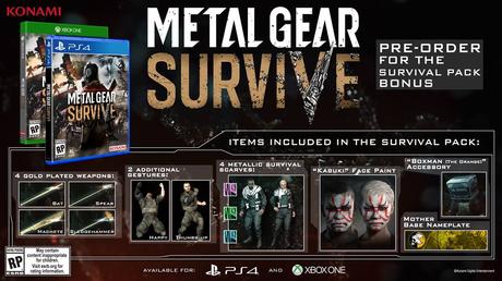 Metal Gear Survive – Konami dévoile la date de sortie et les bonus de précommande