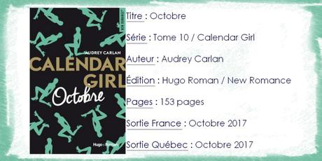 Calendar Girl #10 Octobre d’Audrey Carlan