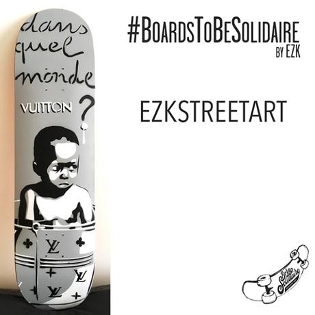 Boards to Be Solidaire : quand les artistes customisent des planches de skate pour le Secours Populaire