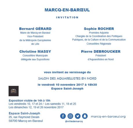 Aquarellistes en Nord : 3 week-ends d’exposition à l’Espace Saint-Joseph à Marcq-en-Baroeul