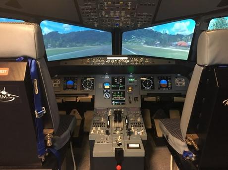 Piloter un avion de ligne le temps d’un instant