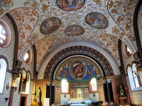 La France - Eguisheim, sa chapelle, son château et son église