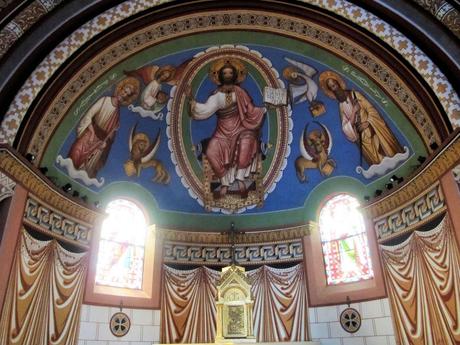 La France - Eguisheim, sa chapelle, son château et son église