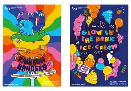 Des posters comestibles pour une expo sur la nutrition