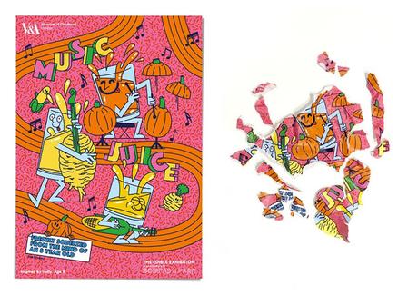 Des posters comestibles pour une expo sur la nutrition