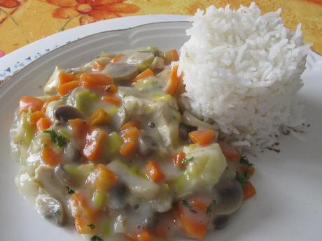 Blanquette de poulet au thermomix