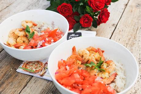 J’ai testé « Illico Fresco » : Panier repas livrés chez vous. Crevettes marinées.