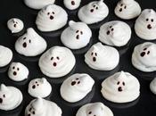 Meringues fantômes d'Halloween
