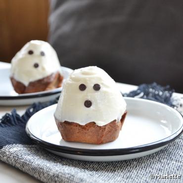 Recette bio du Fantomas : le carrot cake bio d'Halloween