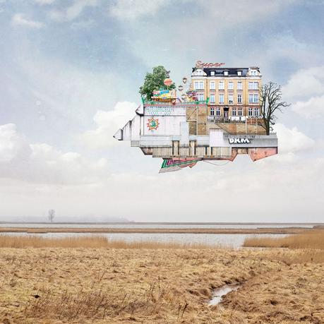 Collages architecturaux de Matthias Jung