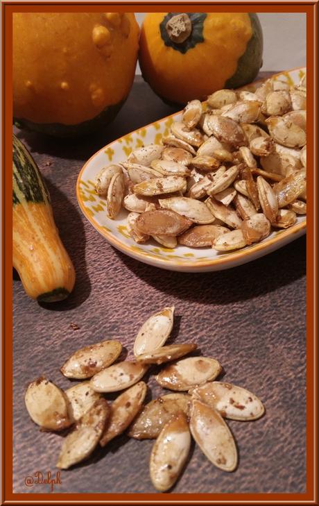 Graines de Citrouille grillées au Curry et Cumin Graines de Citrouille grillées au Curry et Cumin