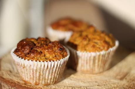 Muffins à la citrouille (sans sucre et sans matière grasse ajoutés)