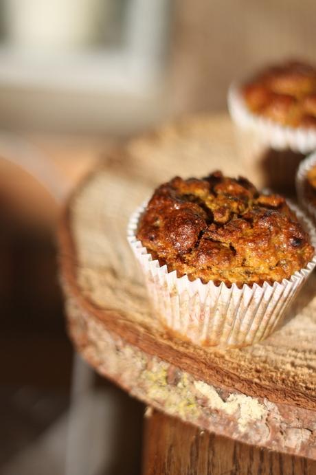 Muffins à la citrouille (sans sucre et sans matière grasse ajoutés)