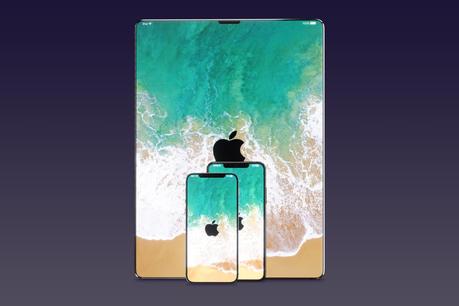 Concept : l’écran de l’iPhone X sur iPad, Apple Watch & MacBook