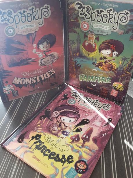 Spooky et les contes de travers ♥ ♥ ♥ - Tome 1 Pension pour monstres - Tome 2 Charmant vampire - Tome 3 Malices de princesse