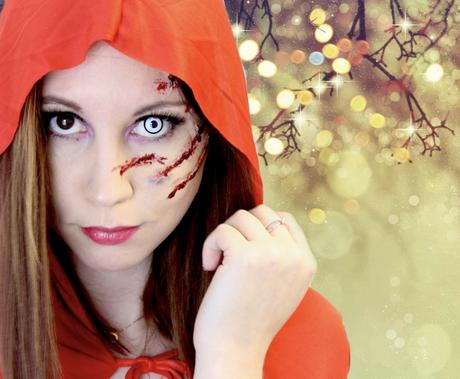 Maquillage d’Halloween – Le petit chaperon rouge
