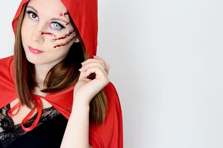 Maquillage d’Halloween – Le petit chaperon rouge