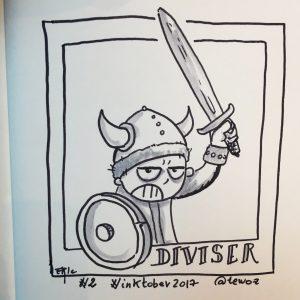 inktober2017_jour2_diviser
