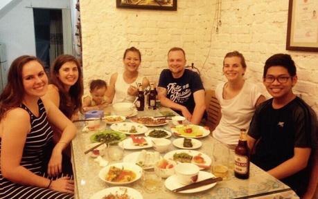 diner chez l'habitant Hanoi