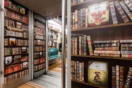 Pékin : des rames du métro transformées en bibliothèque