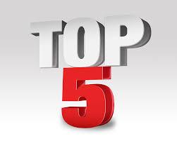 Top 5 du mois d'Octobre 2017