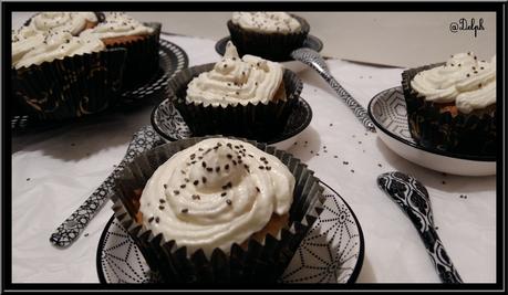 Cupcakes vanillés aux graines de chia